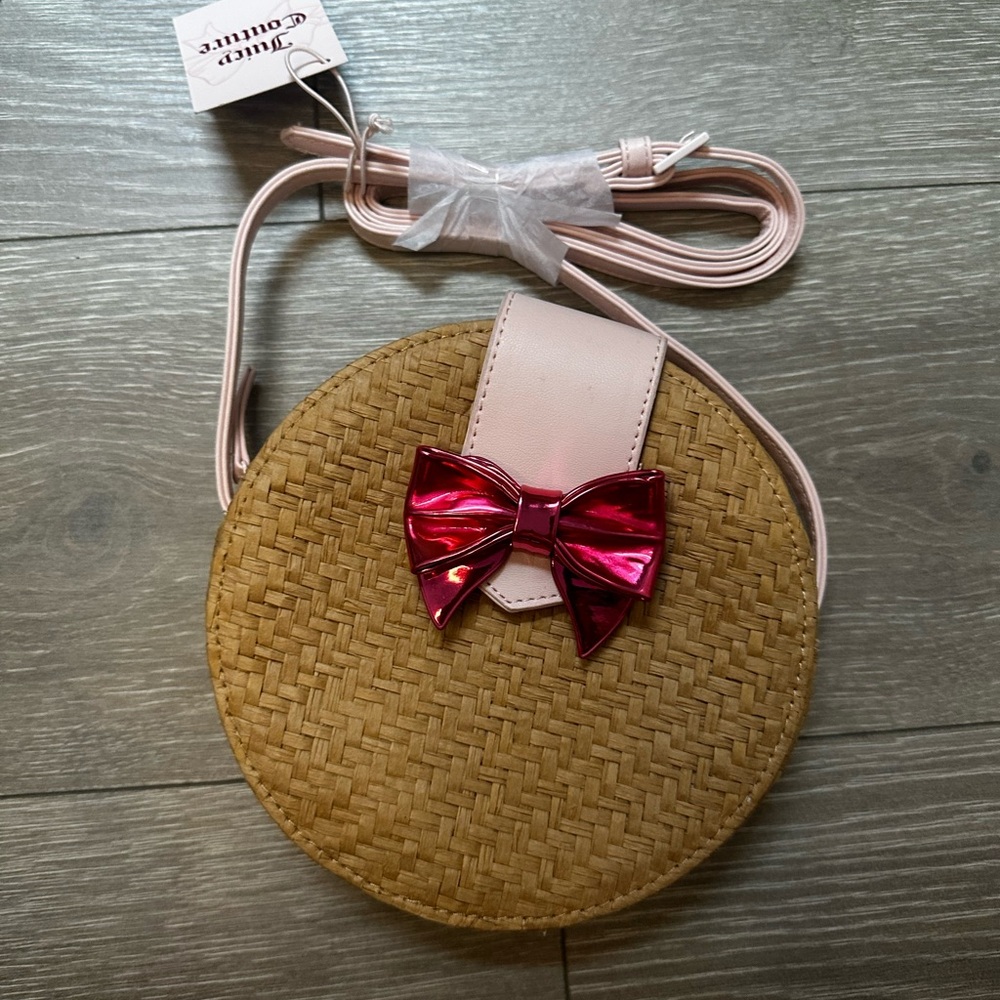 Juicy Couture Pink and Tan Crossbody Bag